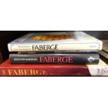 Art books of Faberge, Abrams, Masterpieces from the House of Faberge, and the Russian Master Goldsmi