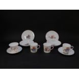 A group of Shelley porcelain Mabel Lucie Attwell child's wares, comprising four cups, two saucers, t