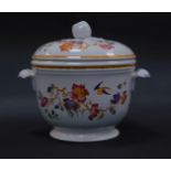 A Wedgwood pottery ice bucket, decorated in the Devon Rose pattern, Georgetown Collection, with meta