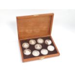 A Birmingham Mint Silver Medals Queen of The British Isles, limited edition 2312/5000., boxed with c