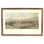 After Richard Ansdell (British, 1815-1885). The Waterloo Coursing Meeting, engraving by S W Reynolds