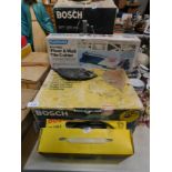 Tools, to include a Bosch PKS54 circular saw, Bosch power drill, Plasplugs floor and wall tile cutt