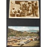 A group of postcards, including early court size and other cards with shipping scenes, mainly photog