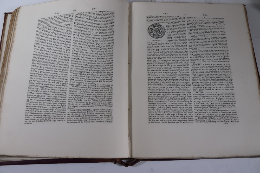 Lewis (Samuel) A TOPOGRAPHICAL DICTIONARY OF ENGLAND... 4 vol., engraved maps, foxed, later cloth, w - Image 4 of 5