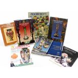 Various Moorcroft collectors books and collectors club guides, to include Moorcroft by Paul Atterbur