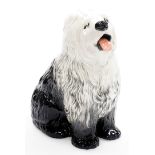 A Beswick Dulux dog figure, with black Beswick stamped underside, 30cm high.