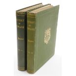 Brown (Cornelius). History of Newark, volumes one and two, each in green material binding with gilt