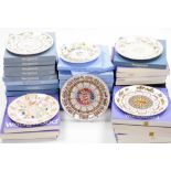 A collection of Wedgwood calendar plates, from 1971 up to 2007, (two plates for 1975), mainly boxed.