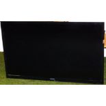 A Panasonic 38" colour television, in black trim with remote control and wire, model TX-L39B6B, toge