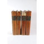 Lewis (Samuel) A TOPOGRAPHICAL DICTIONARY OF ENGLAND... 4 vol., engraved maps, foxed, later cloth, w