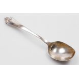 An Edwardian silver spoon, raised with flowers, Chester 1907, 1oz.