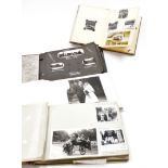 Four albums of various photographs and postcards, to include black and white photographs, coastal sc