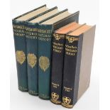 Two groups of books, to include Harmsworths Natural History volumes one to three, and Arthur Mee's T