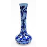 A Moorcroft bud vase, by William Moorcroft, stamped in blue to underside and dated 2004 with RRP lab