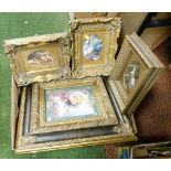 A group of gilt framed prints, still lifes, etc. (1 box)