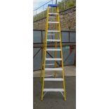 A Clow Ladders step ladder.