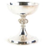 A Lincoln Cathedral silver commemorative goblet, for the 900th Anniversary 1972, Birmingham 1972, nu