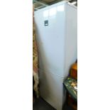 A Zanussi fridge freezer.