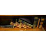 Various books, to include some leather bindings, to include modern cyclopedia, Chambers Information