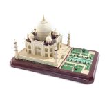A Lennox sculpture of The Taj Mahal, Great Castles of The World, c1995, boxed, 20cm wide, 30cm deep.