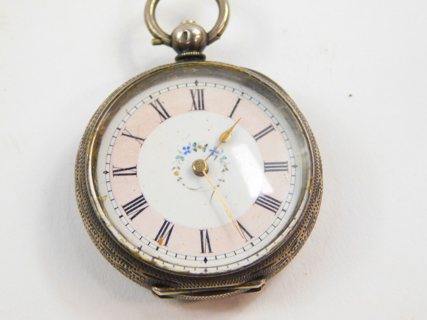 A Swiss silver cased gentleman's pocket watch, for J B Yabsley, 72 Ludgate Hill, London., open faced - Image 5 of 6