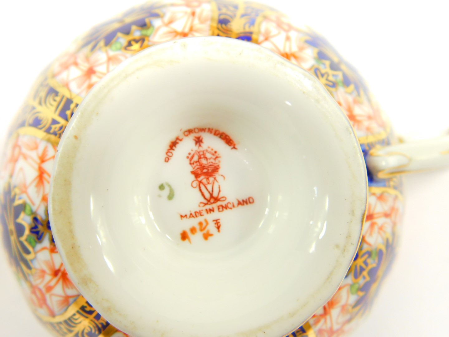 A group of Royal Crown Derby tea wares, decorated in the Old Imari pattern, no. 1128, comprising a p - Image 2 of 2