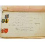 Col. Gervase Holes. Heckington and Great Hale Churches, Manuscript Account of The Coats of Arms Foun