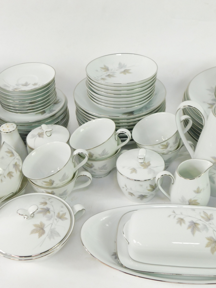 A Noritake porcelain part dinner tea and coffee service decorated in the Harwood pattern, no 6312., - Image 3 of 4