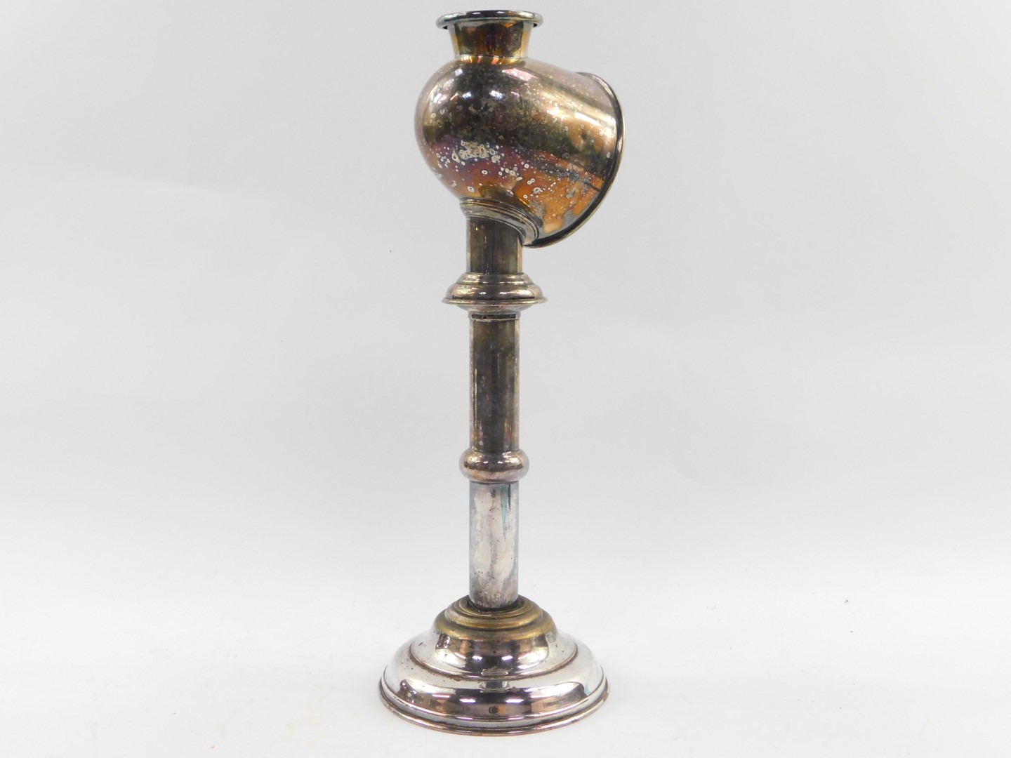 A Victorian silver plated lace maker's lantern, 36cm high. - Image 2 of 4