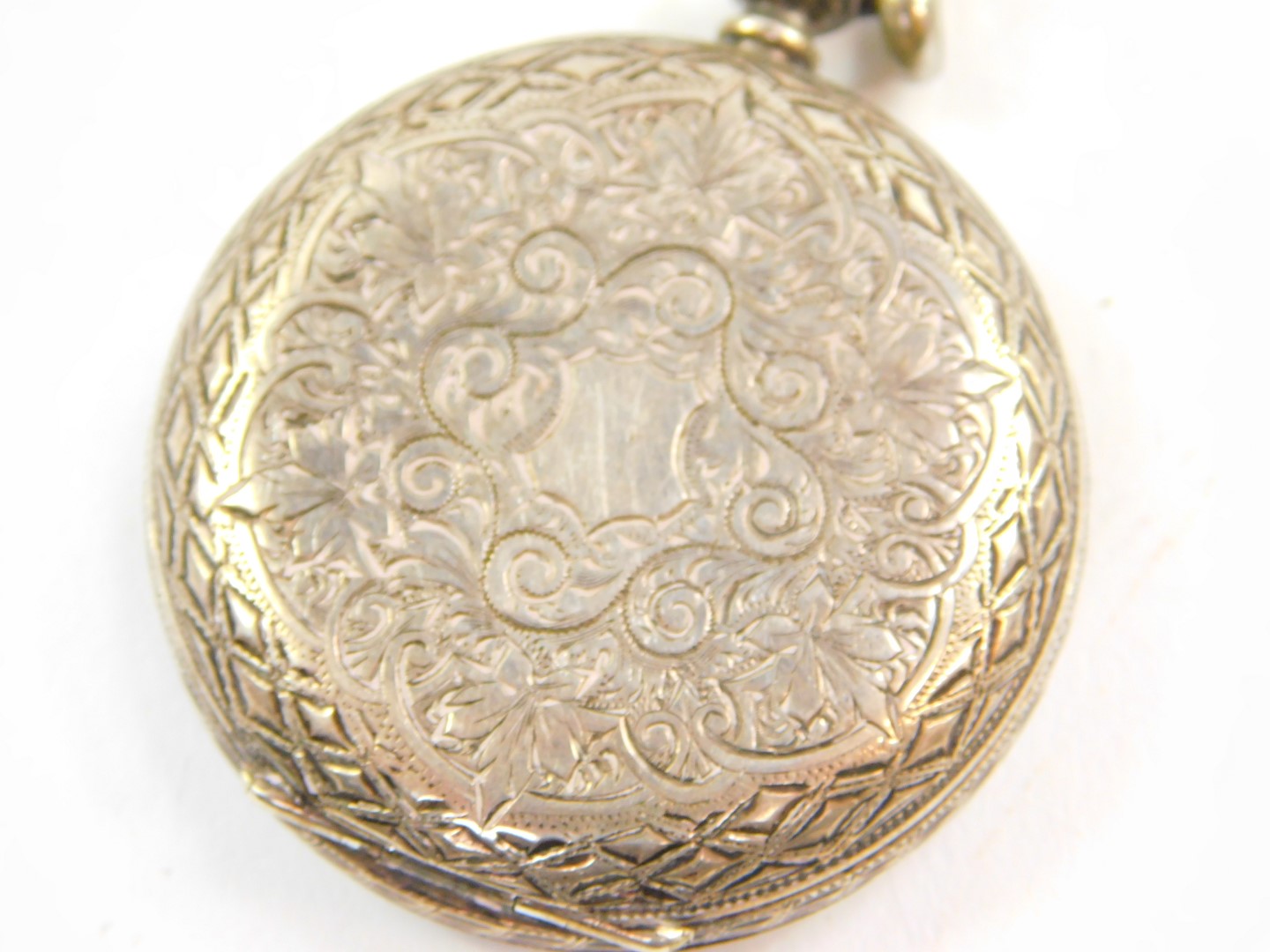 A Swiss silver cased gentleman's pocket watch, for J B Yabsley, 72 Ludgate Hill, London., open faced - Image 4 of 6