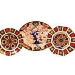 A Royal Crown Derby imari plate, of octagonal form, decorated in the Old Imari pattern, No 1128., a