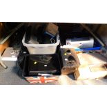 Electrical items, music systems, Packard Bell AC-3DTS, etc. (contents under one table)