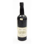 A bottle of Taylor's 1948 vintage port wine, labelled Imported and Bottled by Hunter & Oliver Ltd, B