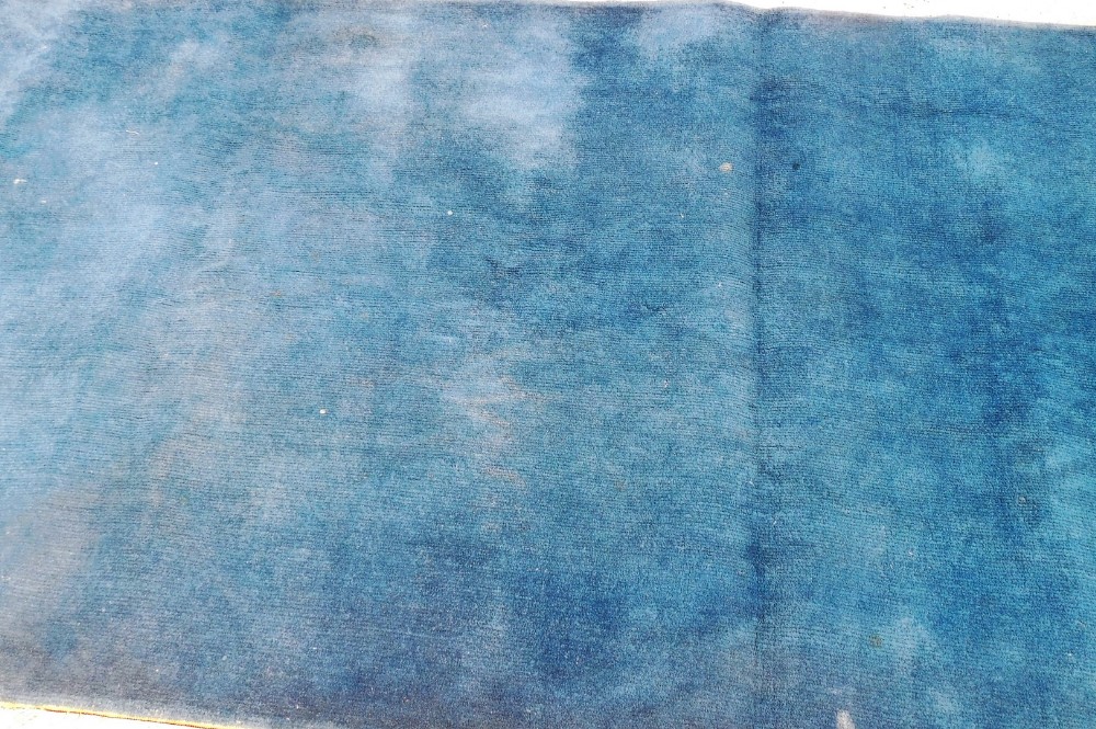 Elizabeth II Coronation, A blue off cut of carpet taken from Westminster Abbey post coronation 1953.