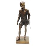 After Baron Francois-Joseph Bosio (French, 1768-1845). King Henry IV Enfant, the brown patinated br