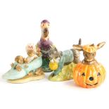 A Beswick model of Dodo from The Alice Series, a Royal Albert John Joiner, World of Beatrix Potter