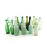 A collection of beer and mineral bottles mainly relating to Lincoln, to include Norton and Turton,