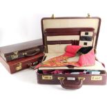 A collection of Masonic related items, to include an apron with jewels attached, two empty cases,