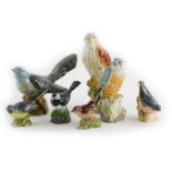 A collection of Beswick birds, to include a Falcon, two Mack birds, etc.