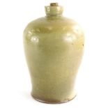 A stoneware baluster shaped flagon, stamped Bott, Bourn, 32cm high.