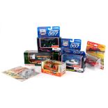 A collection of die cast vehicles, to include Corgi James Bond Plus 2 series, Eddie Stobart lorry,