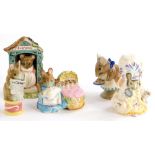 A collection of Royal Albert and Beswick Beatrix Potter figures, Miss Dor Mouse, The Tailor of