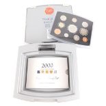 A Royal Mint 2000 proof collection Executive set of coins, in plastic outer case with