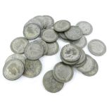 A quantity of George V part silver florins, etc.