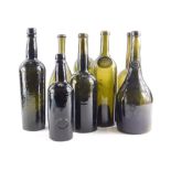 A collection of 19thC and 20thC wine bottles, to include Chateau Lafite 1903, Pichon 1905, R.B, etc.