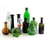 Miscellaneous vintage glass bottles, to include Pinoxic, Magnum ginger beer, CocaCola, Ellis Beal