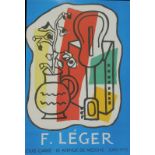After Mourlot F. Ledger. Print, 22cm x 14cm, various others, Picasso, other Fernand Ledger, etc. (
