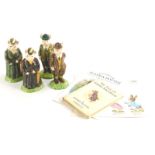 Four Beswick figurines, Lady Pig, Lady Pig (Limited edition number 1587), Gentleman Pig and