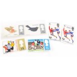 WITHDRAWN BY VENDOR A small collection of stamps, to include World Cup 1966, two uncirculated