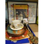 A collection of Royal related memorabilia, to include a King George V and Queen Mary teacup and